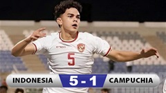 Kết quả Indonesia 5-1 Campuchia: Thần đồng nhập tịch từ Australia lập hat-trick như Đình Bắc